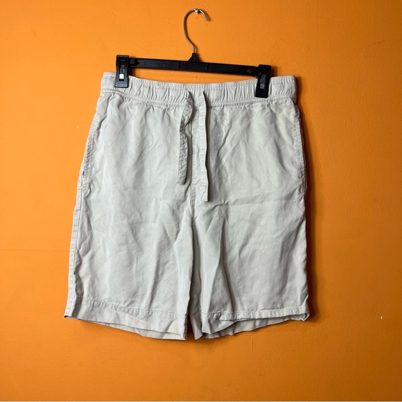 Men's Cozy Earth Coastal Comfort Linen Size Medium Shorts Beige - Picture 1 of 5